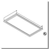 Series 364 - 2x2 and 2x4 Flanged Troffer.