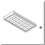 Series 389 - 2x2 and 2x4 Recessed Parabolic.