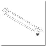 Series R301 - 1X4 Retrofit Kit for Recessed Troffers.